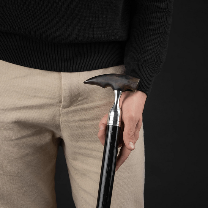 walking stick with hand support