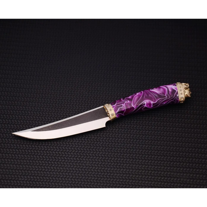 japanese damascus hunting knife